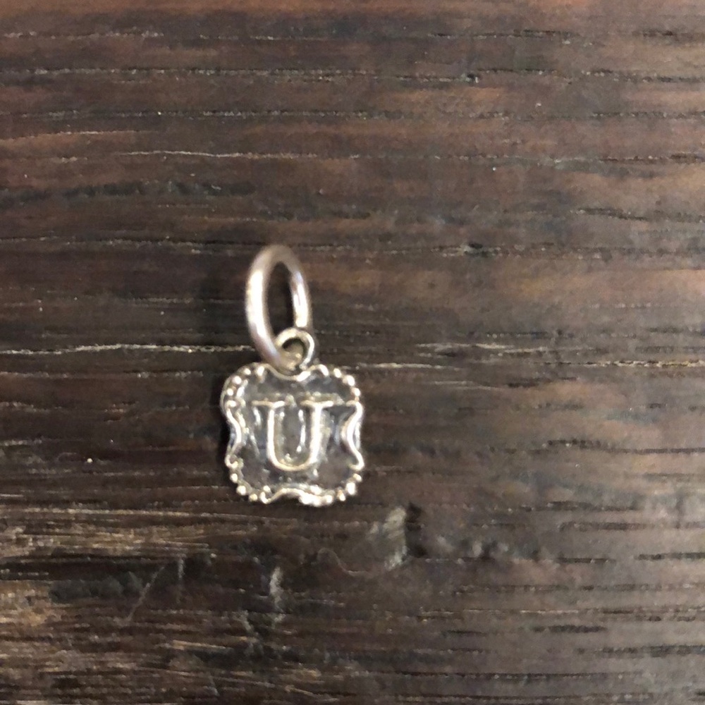 Letter “U” Crest Insignia Charm Waxing Poetic